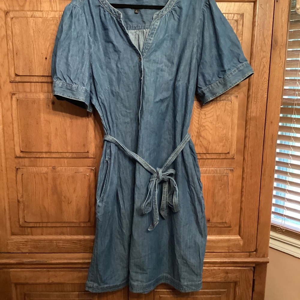 Talbots denim dress